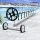 Aqua Buddy Pool Cover Roller 5.5m Adjustable Aluminium Solar Blanket Reel Blue with Non-Slip Crank and Straps