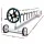 Aqua Buddy Pool Cover Roller 5.5m Adjustable Aluminium Solar Blanket Reel Blue with Non-Slip Crank and Straps