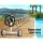 Aqua Buddy Pool Cover Roller 5.5m Adjustable Reel, Aluminium Alloy, Telescopic, Non-Slip, Suits 2.4-5.55m Pools