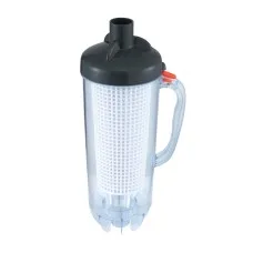 Aqua Buddy Pool Leaf Canister Cleaner - Heavy-Duty PVC, Easy-Clean, Universal Fit, 15x15x44cm, 1-Year Warranty
