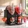 Devanti 4L Dual-Tank Slushie Machine Frozen Drink and Soft-Serve Ice Cream Maker Black