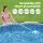 Bestway Flowclear Pool Cleaner Vacuum Kit - Lightweight Adjustable Aluminium Pole, Skimmer & Vacuum Heads for 13ft Pools