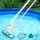 Bestway Automatic Pool Cleaner with 7.5m Vacuum Hose and 2.79m Adjustable Aluminium Pole for Above-Ground Pools