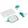 Bestway Pool Maintenance Kit: Cleaner, Floating Dispenser, Thermometre, Test Strips & Repair Patches for 13ft Pools
