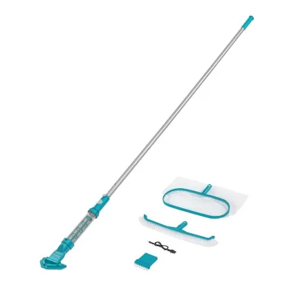 Bestway Aqua surge Pool Cleaner Rechargeable Vacuum with 2m Aluminium Pole and 0.54L Debris Compartment Blue