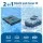 Bestway Robotic Pool Cleaner 2-in-1 Automatic Vacuum and Surface Skimmer for Above Ground Pools Grey
