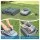 Bestway Robotic Pool Cleaner 2-in-1 Automatic Vacuum and Surface Skimmer for Above Ground Pools Grey