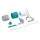 Bestway Pool Surface Skimmer for Above Ground Pools Automatic Debris Cleaner 530 gal Pump White