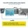 Aqua Buddy Automatic Pool Cleaner – Grey, 0.8-3m Deep, Anti-Stick Design, 0.5-2HP Compatible, 48cm x