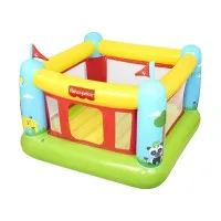 Bestway Kids Inflatable Jumping Castle Trampoline House 85kg Mesh Walls Indoor and Outdoor Play for Ages 3-12