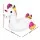 Bestway Unicorn Inflatable Pool Float Rider 224x156cm, Heavy-Duty Handles, 100% PVC, For Kids and Adults, 100kg Max