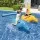 Bestway Kids Rhino Inflatable Ride-On Pool Float Set of 2 with Boppers 45kg Blue and Yellow Ages 3–12 Years