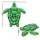 Bestway Turtle Rider Inflatable Pool Float for Kids, 153x140cm, Heavy-Duty PVC with Handles, Repair Patch Included