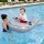 Bestway Inflatable Shark Ride-On Pool Float Toy for Kids 117cm x 107cm 45kg Water Gun Grey