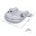 Bestway Inflatable Shark Ride-On Pool Float Toy for Kids 117cm x 107cm 45kg Water Gun Grey