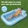 Bestway Inflatable Pool Float Lounge 2.03m x 1.37m PVC Floating Seat with Pillow, Cup Holder & Repair Kit