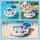 Bestway Inflatable Floating Cooler 24 Cans with Ice, 5 Cup Holders and Connectible Buckles for Pool and Camping