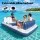 Bestway Inflatable Floating Island Float Lounge 4.16m x 2.68m 400kg 2-in-1 Detachable Design