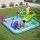 Bestway Kids Inflatable Above Ground Play Pool 308L with Slide Water Sprayer and Interactive Water Games
