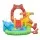 Bestway Dinosaur-Themed Kids Inflatable Pool with Slide, Ring Toss & Sprinkler - 242x140cm, PVC, 1-Year Warranty