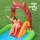 Bestway Dinosaur-Themed Kids Inflatable Pool with Slide, Ring Toss & Sprinkler - 242x140cm, PVC, 1-Year Warranty