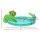 Bestway Kids Inflatable Crocodile Splash Play Pool with Slide, Fishing Net, Sprayer and Ball Toss Game