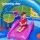Bestway Kids Inflatable Play Splash Pool 330cm PVC with Slide, Ball Toss Toys, Coral Basket & Water Sprayer