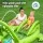 Bestway Inflatable Alligator Kids Play Pool with Slide 152L Ring Toss and Fishing Games Green