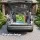 Bestway Inflatable Alligator Kids Play Pool with Slide 152L Ring Toss and Fishing Games Green