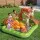 Bestway Dinosaur Inflatable Play Pool Centre 262cm x 188cm with Slide Sprinkler and Detachable Water Pad