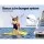 Weisshorn Floating Water Mat 5.5x1.8m, 3-Layer XPE Foam, Supports 600kg, Tear-Resistant, Reversible,