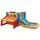 Keezi Inflatable Kids Play Centre 4m x 4.37m Outdoor Activity Hub with Ball Pit and Sports Games