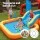 Keezi Inflatable Kids Play Centre 4m x 4.37m Outdoor Activity Hub with Ball Pit and Sports Games