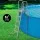Bestway 195CM Above Ground Pool Ladder - Rust-Resistant Metal Frame, Removable Non-Slip Steps, 150kg Capacity