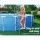 Bestway 195CM Above Ground Pool Ladder - Rust-Resistant Metal Frame, Removable Non-Slip Steps, 150kg Capacity