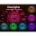 Illuminate Your Pool with Bestway Solar Float Lamp - 18cm LED, 7-Colour Waterproof, Eco-Friendly, Auto-On, 8-Hour Runtime