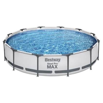 Bestway Steel Pro Frame Pool 366x76cm | Durable PVC & Steel | Includes Filter Pump | 6,473L Capacity | 1-Year Warranty