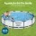 Bestway Steel Pro Frame Pool 366x76cm | Durable PVC & Steel | Includes Filter Pump | 6,473L Capacity | 1-Year Warranty