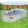Bestway Power Steel 4.27m x 2.50m x 1.00m Above Ground Pool 7,250L with Filter Pump Ladder Cover and Ladder
