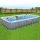 Bestway Power Steel 732x366x132cm Above Ground Pool with Ladder, Pump & Cover - Durable PVC & Steel Frame