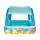 Bestway Kids Inflatable Pool 140x140x114cm with Sunshade Canopy, Marine Graphics, Repair Patch Included, 265L Capacity