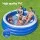 Bestway Kids Inflatable Pool 231x219cm with Bench Seat, Cup Holders, Durable PVC, Easy Drain & Repair Kit Included