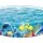 Bestway Kids 183x38cm Rigid Pool - Easy Setup, No Inflation, Marine Graphics, Sturdy PVC, Repair Patch Included