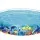 Bestway Kids Pool 244x46cm Rigid, No-Inflate, Easy Setup, Sturdy PVC Vinyl, Marine Graphics, Repair Patch Included