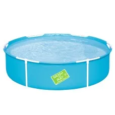 Bestway Kids Pool 152x38cm - Durable Steel Frame, 580L Capacity, Rust-Resistant, Easy Setup, Includes Repair Kit