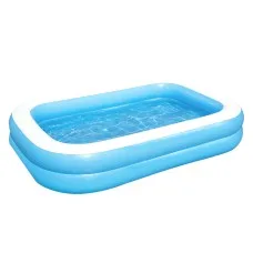 Bestway Kids Pool 262x175x51cm Inflatable Above Ground, Durable Vinyl, Eco-Friendly PVC, Easy Setup, Fast Drain Valve