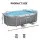 Bestway Steel Pro MAX Above Ground Pool Set 3.05m Grey with Filter Pump and 3,668L Water Capacity