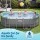 Bestway Steel Pro MAX Above Ground Pool Set 3.05m Grey with Filter Pump and 3,668L Water Capacity