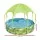 Bestway Kids 2.44m x 0.51m Steel Frame Pool with Canopy, Heavy-Duty PVC, Rust-Resistant, UPF 40+,