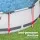 Bestway Steel Pro MAX 366cm Round Above Ground Pool 10250L with 530gal Filter Pump Ladder Cover White